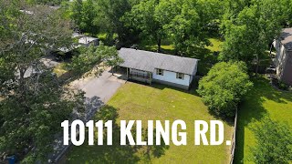 Affordable, updated, and private— 10111 Kling Rd.