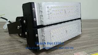 Đèn Pha LED Module 100W Chống Chói Sân Tennis, Pickleball, Cầu Lông, Tiết Kiệm Điện