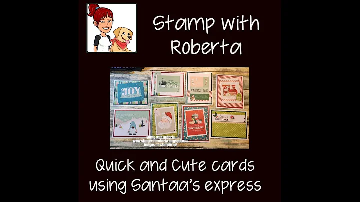 Quick and Cute cards- Santa Express Card pack