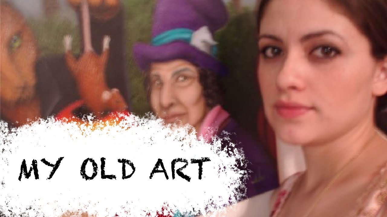 My Old Art Sketchbook Tour from High School to College - YouTube