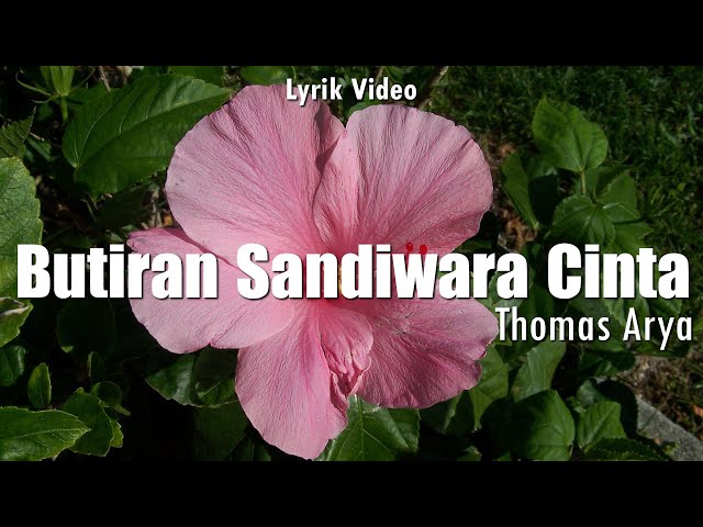 Thomas Arya - Butiran Sandiwara Cinta [ Lirik ] class=