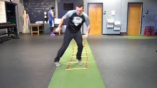Agility Ladder   Icky Shuffle Fast Backwards
