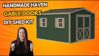Explore the Best Barns Handmade Haven Gable Doors DIY Shed Kit