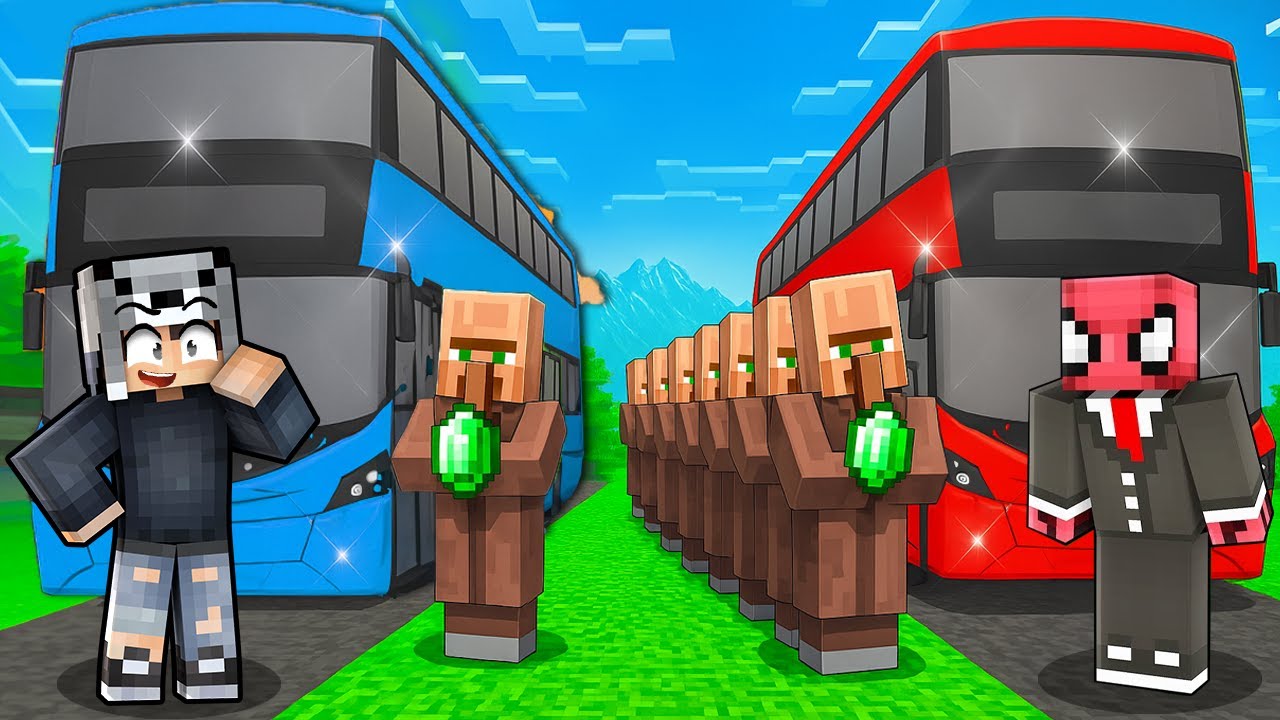 FERİTED  İLE OTOBÜS ŞÖFÖRÜ OLMA KAPIŞMASI - Minecraft