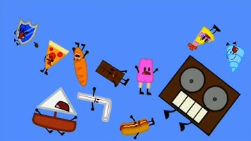 Brawl of the Objects Characters Falling (Original Clip) (updated)