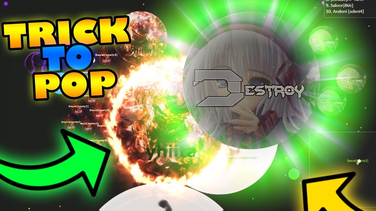 **THE GREATEST MOMENT!!** TRICK TO ULTIMATE PUSHSPLIT!! //Gota.io Mega Split! - Yhiita