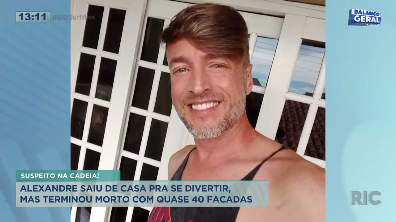Alexandre saiu de casa pra se divertir, mas terminou morto com quase 40 facadas
