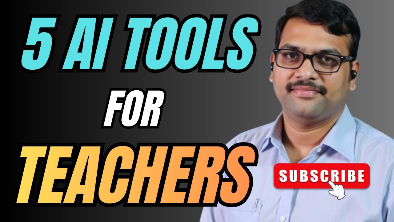 Teachers! These 5 AI Tools Will Save You HOURS Every Week || AI Models ...