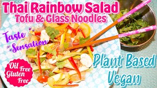 How to make dhaba style Mung Bean Tofu Salad With Sweet Potatoes Cucumbers Tomatoes at home easily