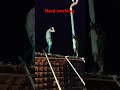 Concreting In Night Civilengineering Girder Casting Night Working Hard Concreting In Night Civilengineering Girder Casting Night Working Hard