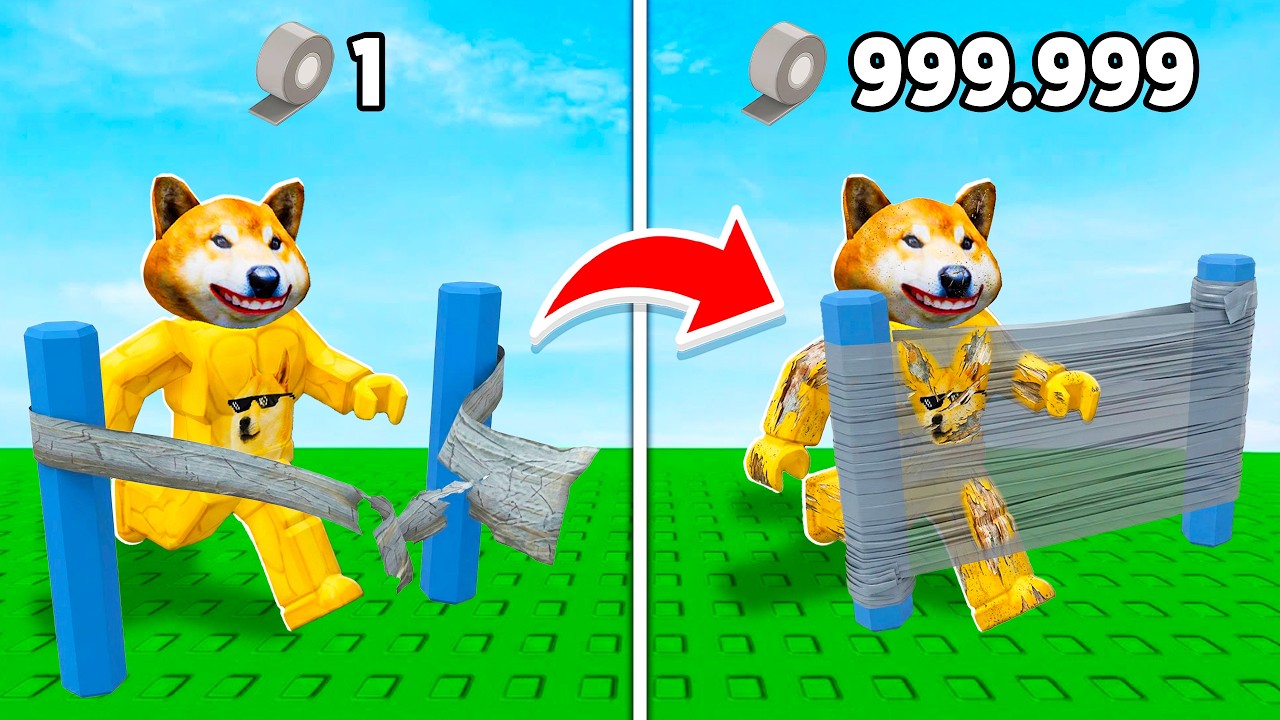 SUPERO 999,999 LIVELLI DI SCOTCH SU ROBLOX SMASH TAPE SIMULATOR!
