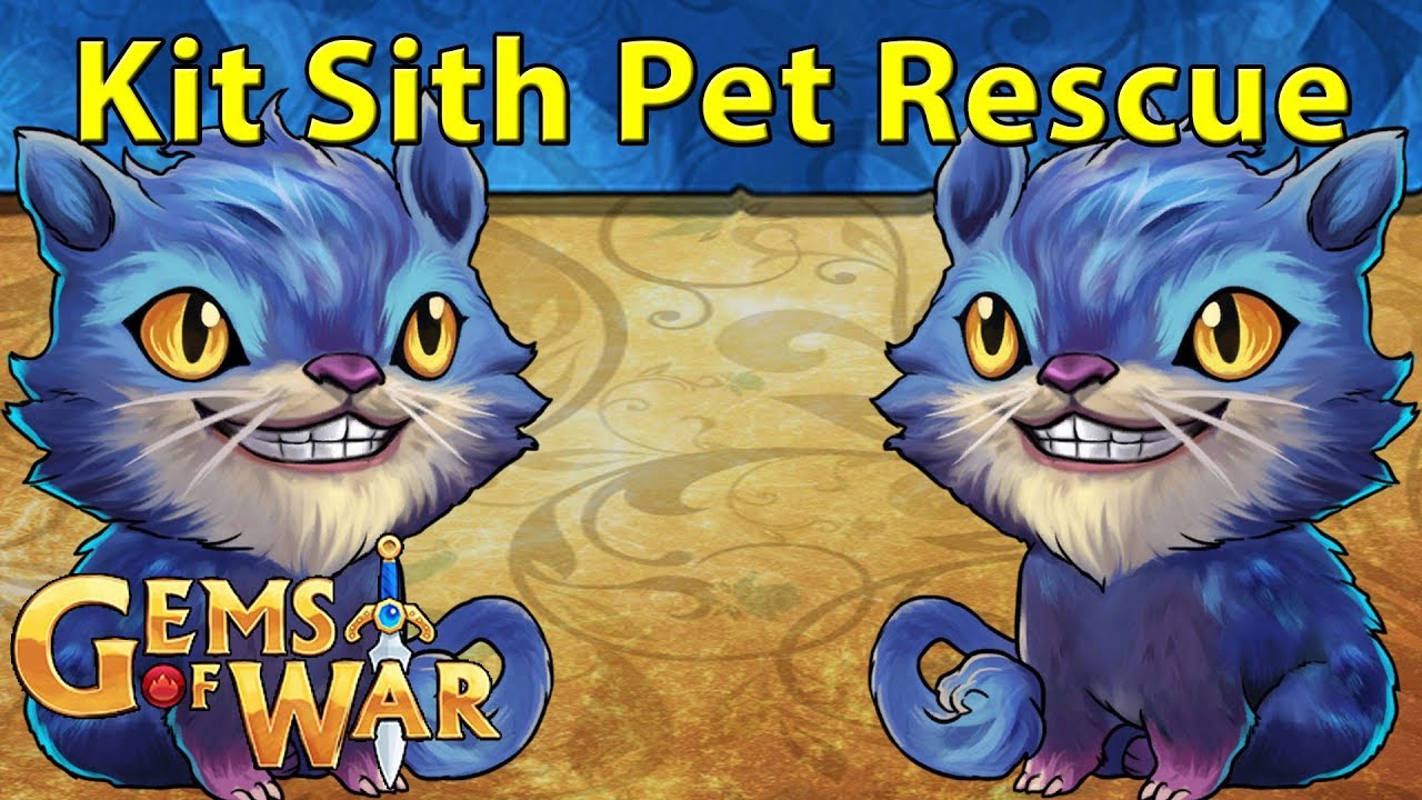 Gems of War Kit Sith Pet Rescue Budget Mang Team YouTube
