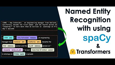 Master Named Entity Recognition with Spacy and Transformers