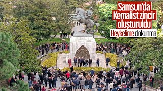 Kemalistler Atatürk Heykeli Etrafında Tavaf Yaptı 4K