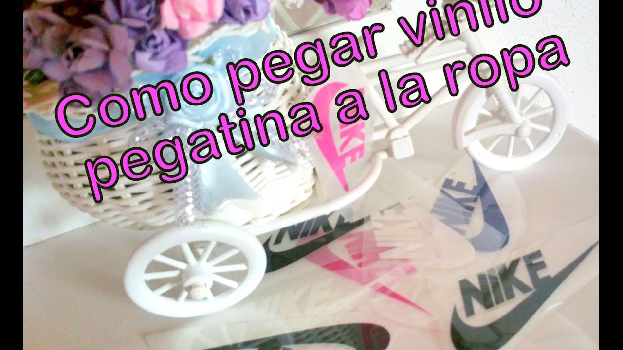 estampar vinilo sticker pegatina a la ropa FACIL