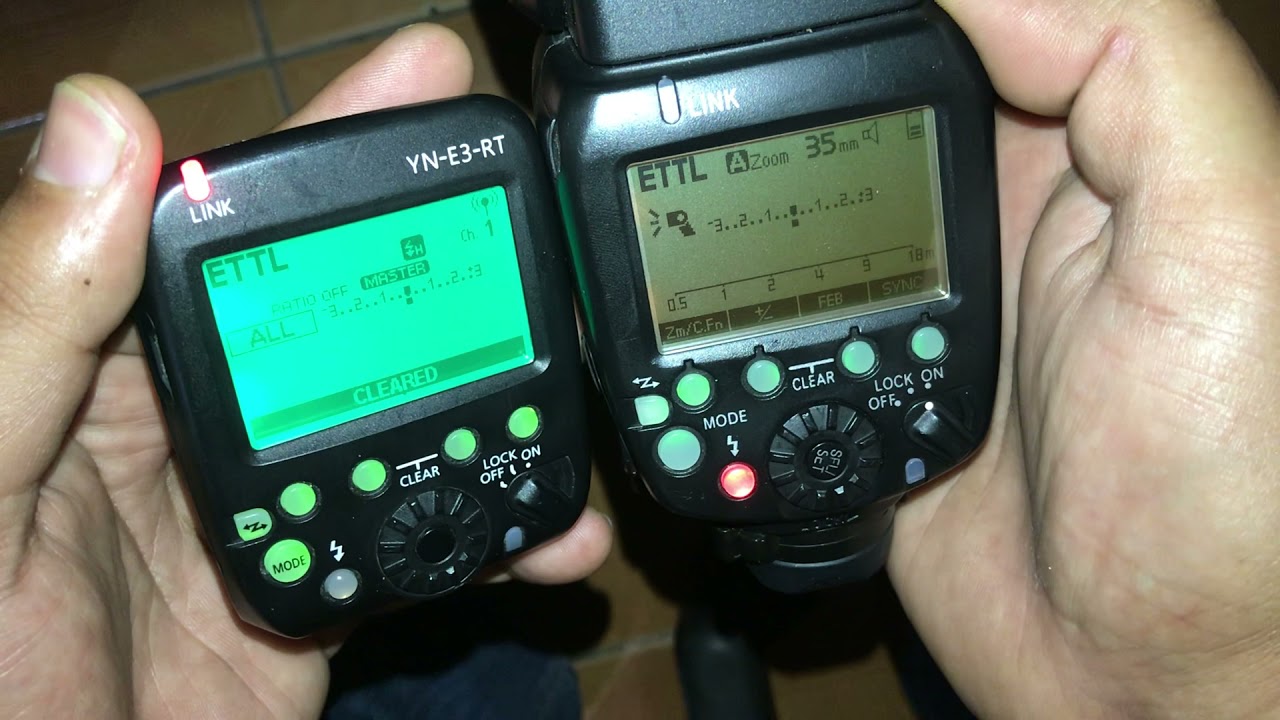 Sincronizar YN-E3-RT con YN600EX-RT II