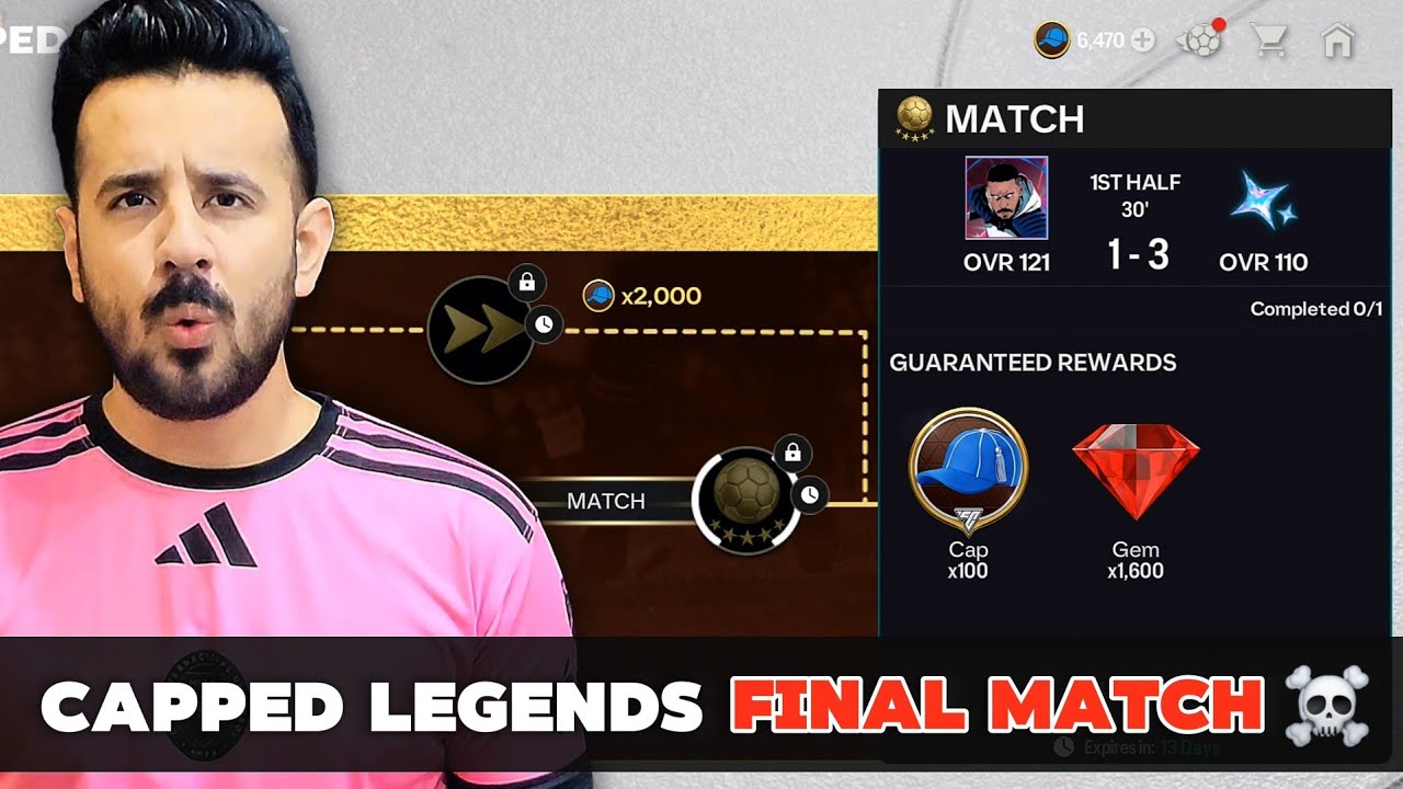 How To Win Capped Legends FINAL MATCH 🤔 - YouTube