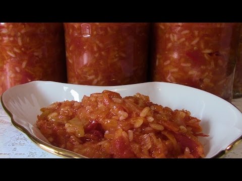 Видео рецепт Салат из рисовой лебеды и запеченных помидоров