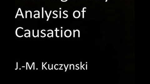 The Regularity Analysis of Causation