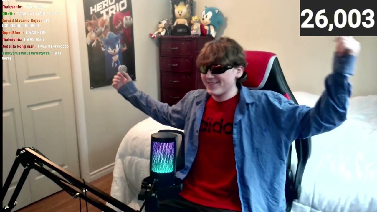 Hedge Hits 26,000 Subscribers LIVE!