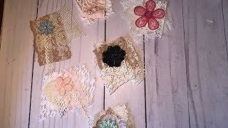 #craftyclusters Lace Clusters