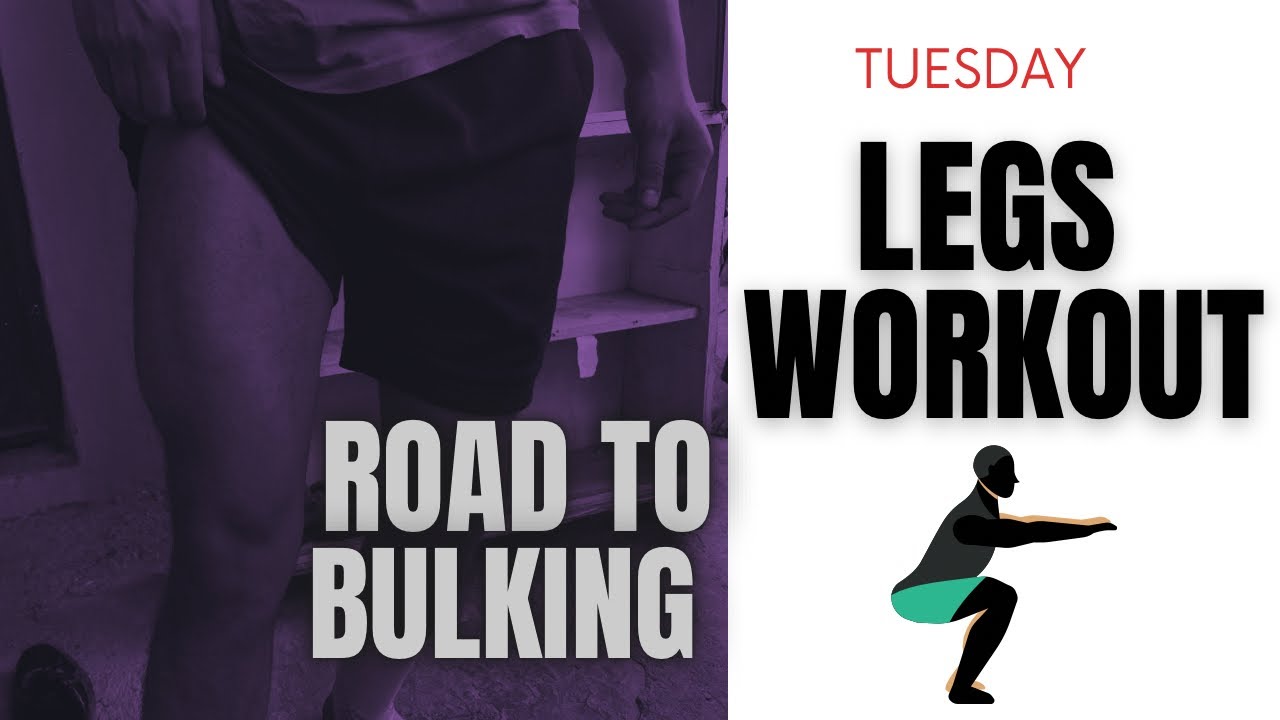 Tuesday Legs workout How I train my legs bulking phase on fitness