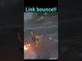 Link bounce!! #zelda #botw #glitchmoments