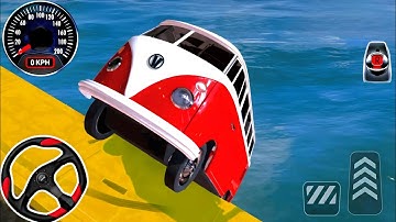 Vertical Impossible Bus Mega Ramp - Bus Stunt Tracks Racing 3D - Android GamePlay