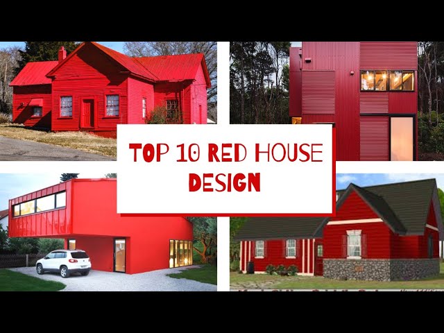 TOP 10 RED HOUSE DESIGN #SIMPLE HOUSE #HOUSE