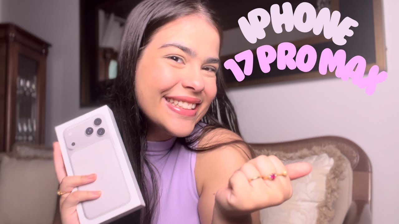 COMPREI O IPHONE 17 PRO MAX🩶