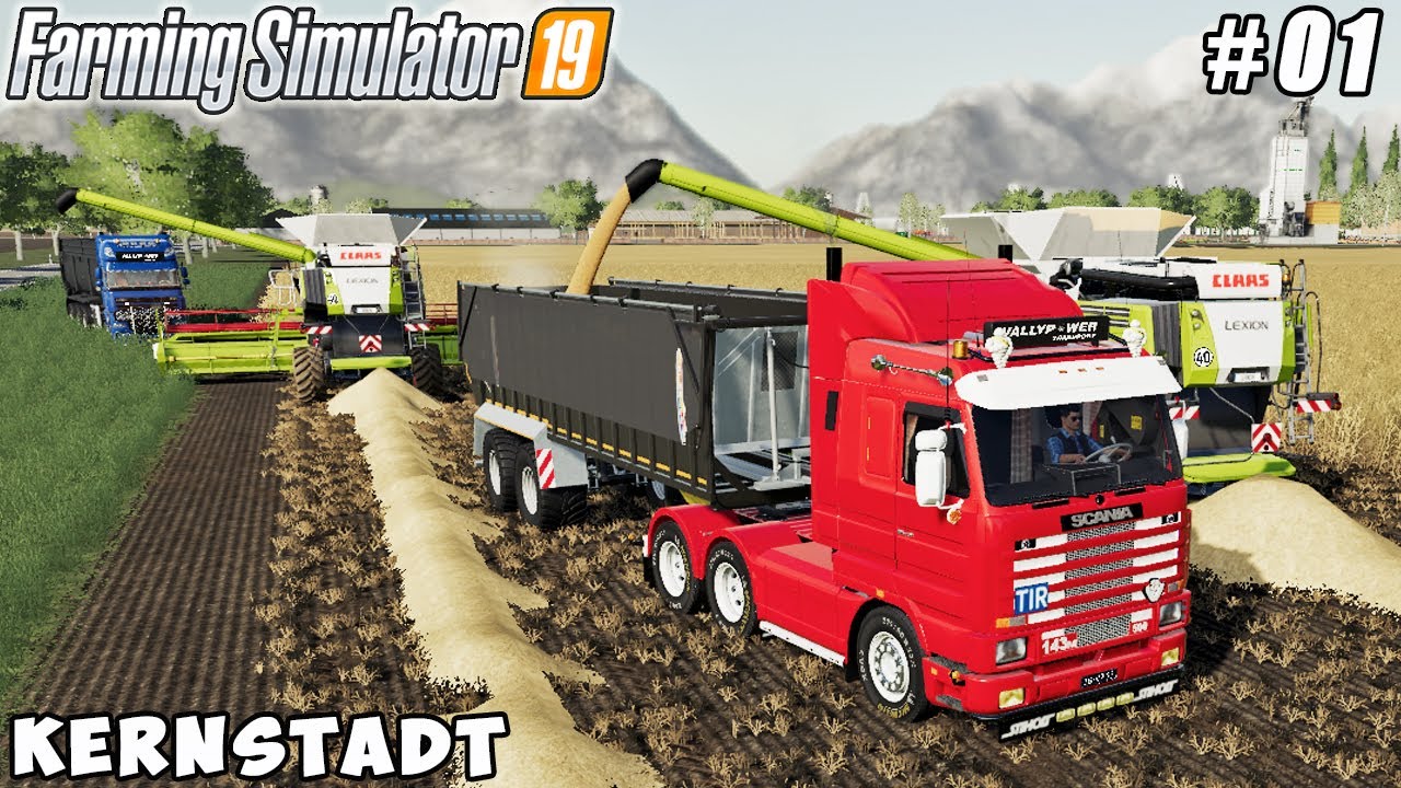 Flour & compost production, wheat harvesting | Farming & Production | Farming simulator 19 | ep #01