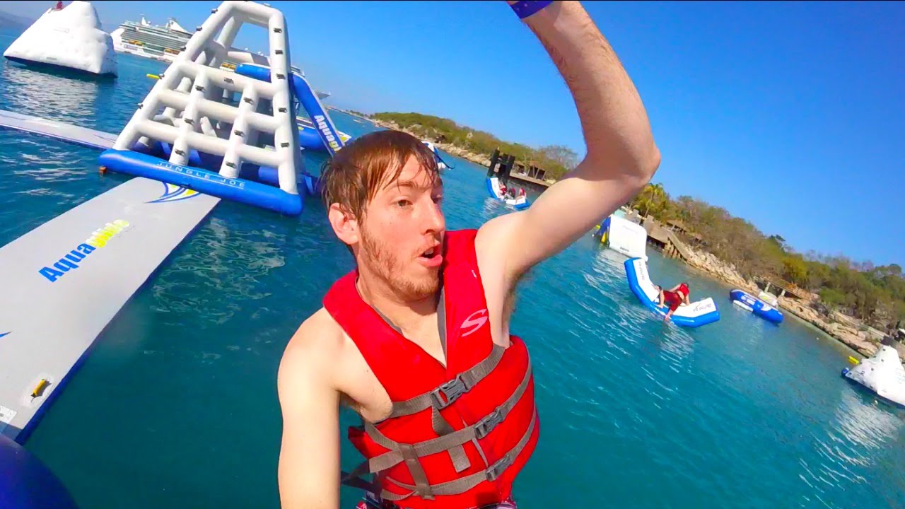 Awesome Floating Water Park! YouTube
