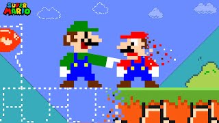 Mario And Luigi. But When Everything Luigi Touches Turns Invisible