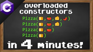 C# overloaded constructors 🍕