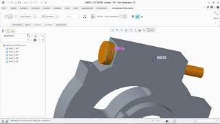 PTC - Creo Tutorials : Simple Eccentric Mechanism Assembly