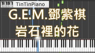 🎹G.E.M.鄧紫棋 - 岩石裡的花Piano Cover