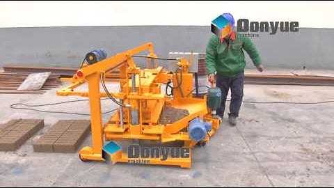 hydraulic egg laying block brick making machine price for sale for small industry business QT40 3A