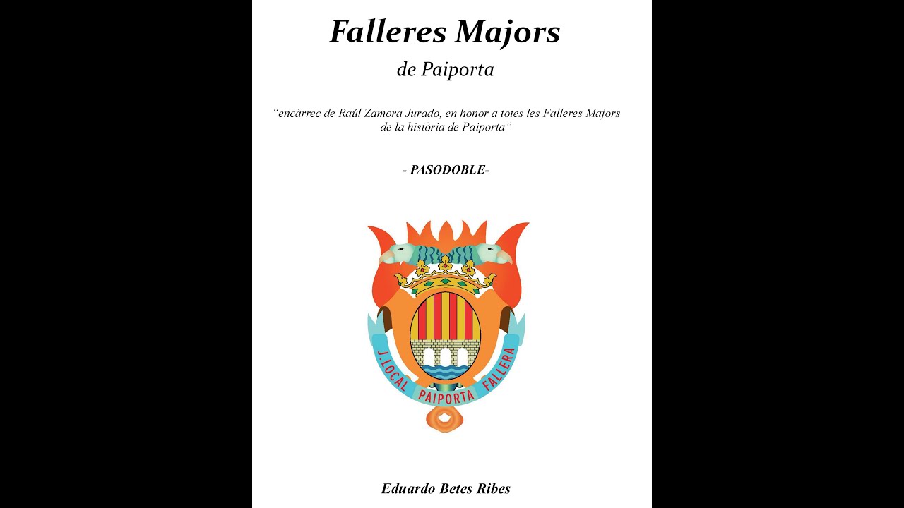 Pasdoble Falleres Majors de Paiporta