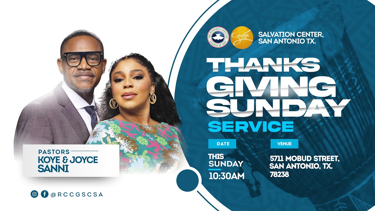 Thanksgiving Sunday Service | 03-01-2026