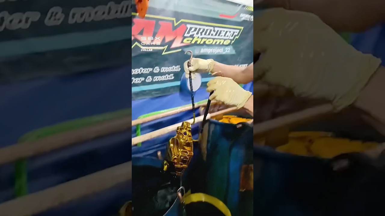 Turning Motorbike Parts Chrome! 🔥 