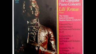 Mozart Piano Concerto 26 in D, K. 537 Lili Kraus