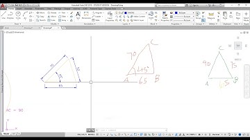 How to draw a triangle in AutoCAD,  when given: base, Base angle & Altitude.