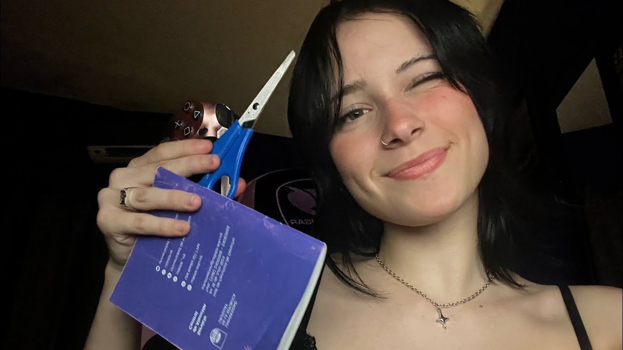 ASMR con cosas de mi escritorio| Tapping, mouth sounds, scratching, etc 🩷