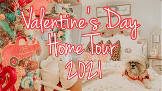 VALENTINE’S DAY HOME TOUR 2021 | FARMHOUSE HOME TOUR | HOW I DECORATE FOR VALENTINE’S DAY