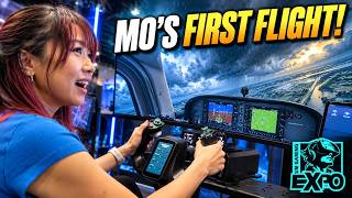 Flying into the Storm! Monique’s First Time in Microsoft Flight Simulator 2024