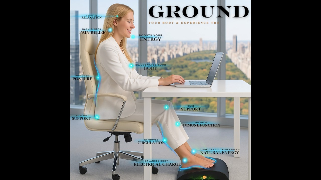 Anti inflammatory pain relief Grounding Foot rest 