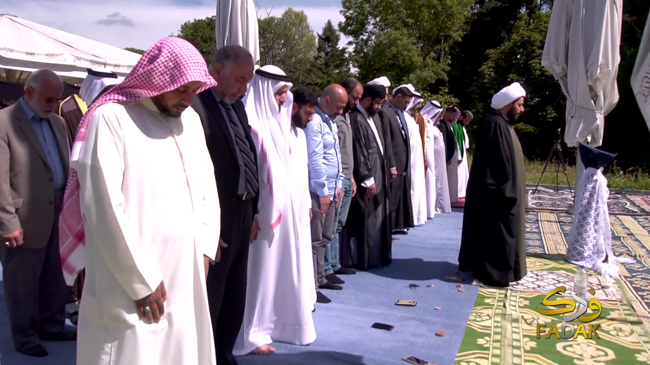 صلاة وخطبة عيد الفطر السعيد بإمامة الشيخ الحبيب  لسنة 1438هـ