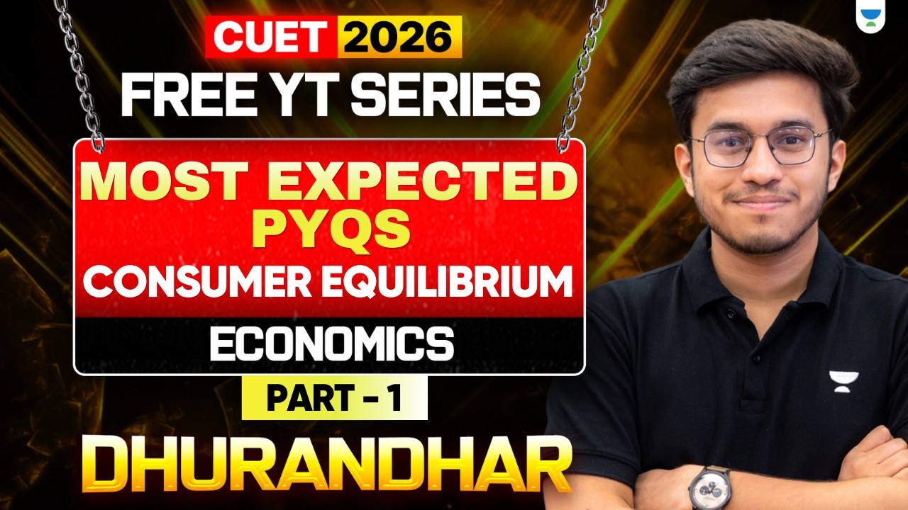 CUET Economics 2026 - Most Expected PYQs | Consumer Equilibrium | CUET ...
