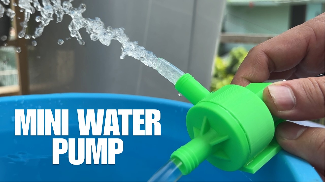 How to make DIY Mini Water pump at home - YouTube