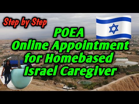 POEA Online Appointment for Hombased Caregiver in Israel 2022